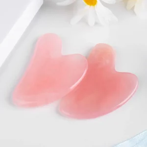 Natural Resin Jade Stone Gua Sha Gouache Scraper Massager for Face