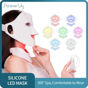 7 Colors LED Silicone Beauty Machine Skin Care Face Mask