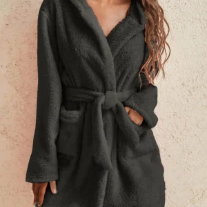 Women robe with belt