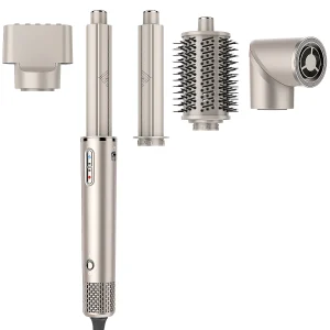FENTGO Hair Dryer Brush & 5 in 1 Hair Styler, Silver