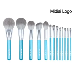 13pcs/set Blue Makeup brushes whole set