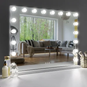 Large Hollywood Makeup Mirror 18 LED Bulbs