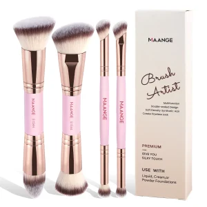 MAANGE 4pcs Basic Makeup Brushes Set