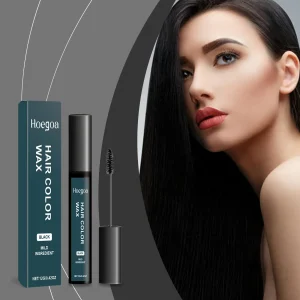 Hoegoa 12g Black Hair Dye Wax Long Lasting Black