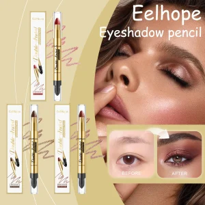 EELHOPE Double Head Eyeshadow Pencil Lasting Eye Makeup Cover Eyeshadow