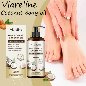 Viareline Coconut Body Essence Oil Moisturizing Massage Body Oil
